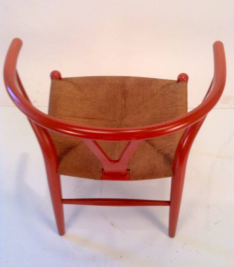 Mid-Century Modern Early Original Hans Wegner Wishbone, , Y Chair, , Carl Hansen, Denmark