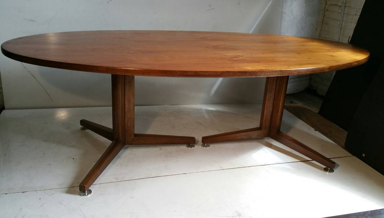 Mid-Century Modern Dining or Conference Table by Edward Wormley for Dunbar For Sale
