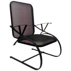 Exceptional American Modernist Art Deco Lounge Chair