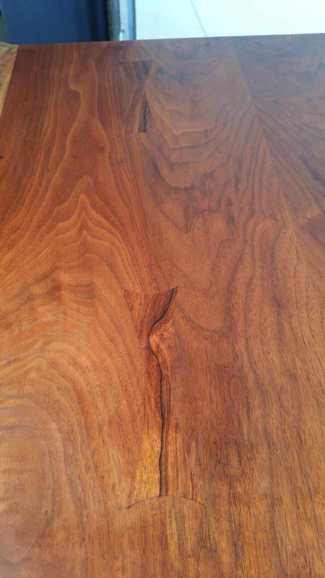 Matched Pair of End Tables in Walnut, Oak and, Ash by Baumritter, Mid Century In Good Condition In Buffalo, NY