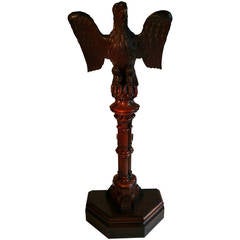 Monumental 19th Century Carved Wood Eagle Lecturn, European