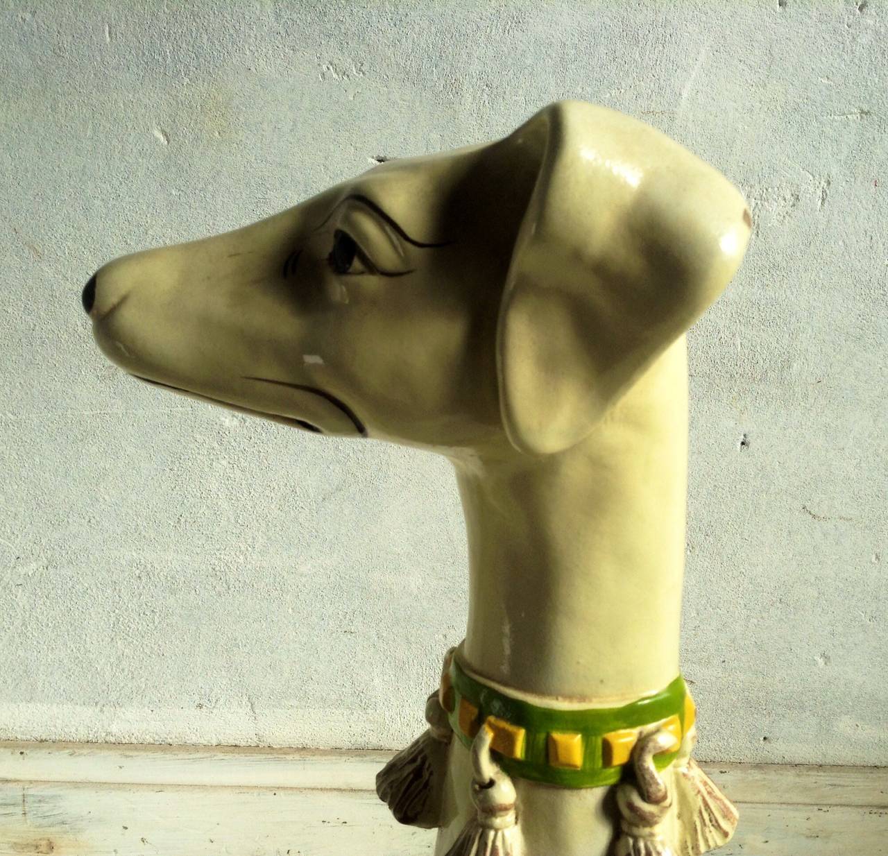 italian ceramic dogs