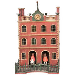 Painted Federal Period Weather-House