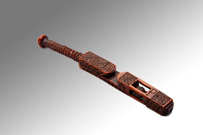 18th Century Knitting Sheath of Great Colour and Character