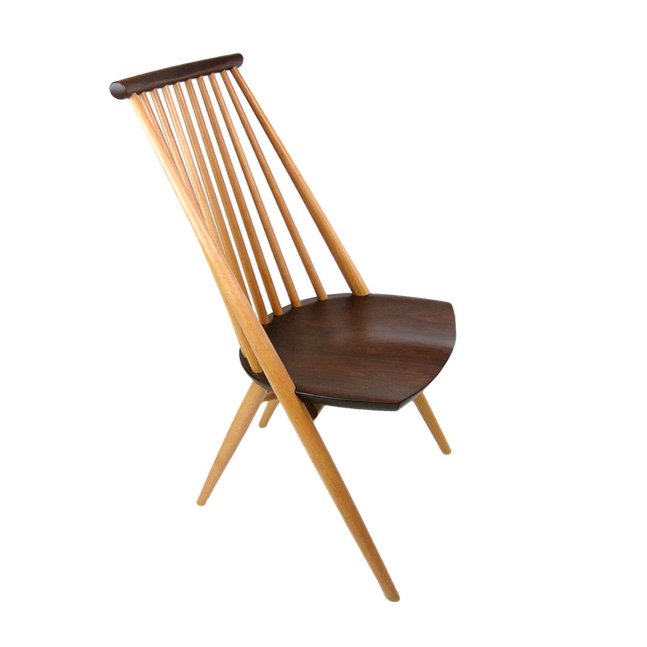 Danish Stunning Handcrafted Tateishi Shoiji Dining Chairs in Walnut and Oak