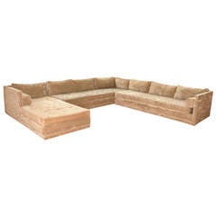 Monumental Kipp Stewart for Directional Three-Piece Sectional
