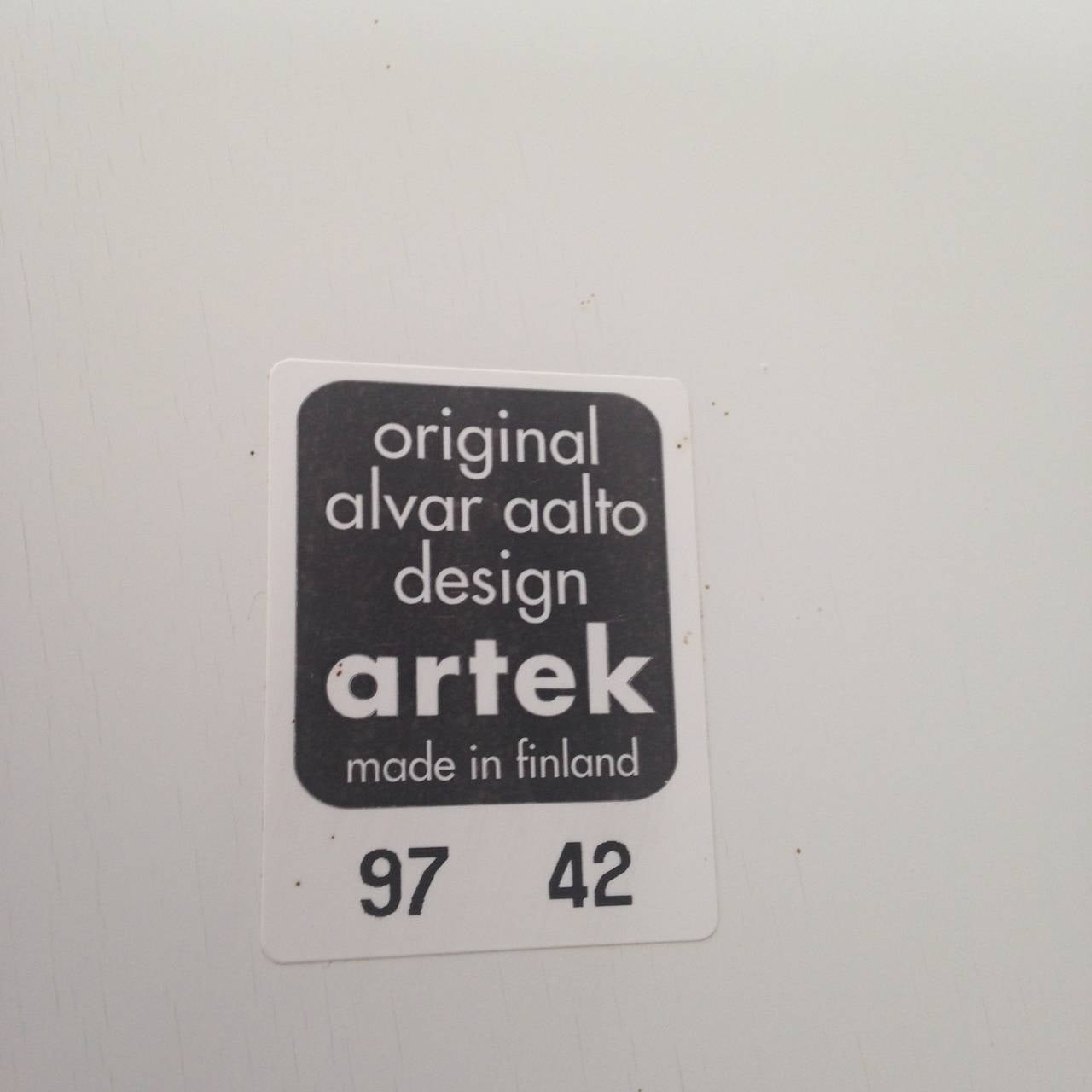 Alvar Aalto 915 Birch and Bent Plywood Side Table 3