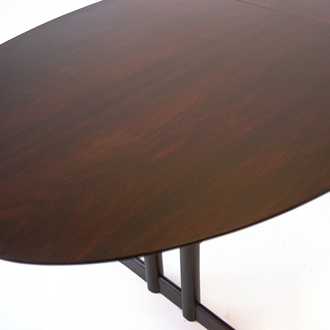 Mid-Century Modern Jacaranda Oval Dining Table by L'Atelier Brazilian Rosewood