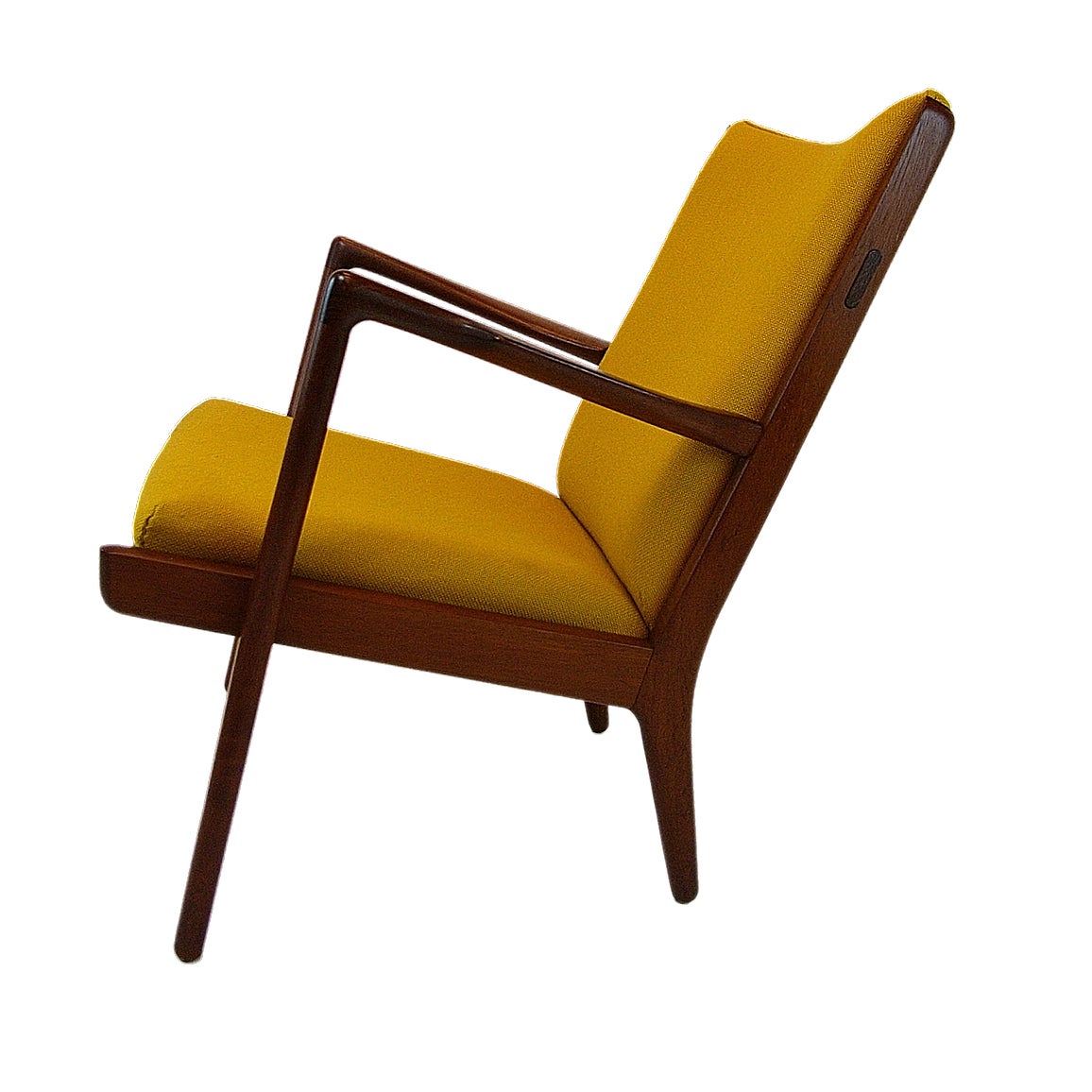 Mid-20th Century Pair of Hans Wegner Teak Lounge Chairs by A.P. Stolen