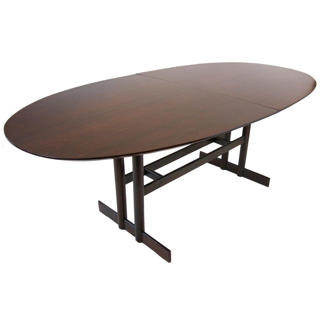 Jacaranda Oval Dining Table by L'Atelier Brazilian Rosewood