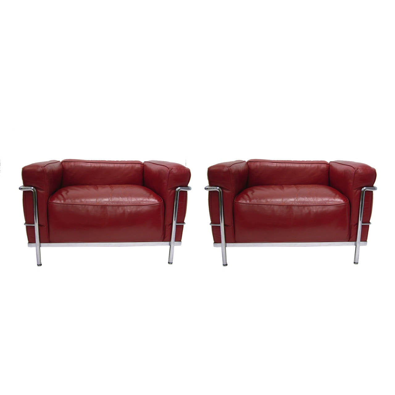 Bauhaus Early Pair of Le Corbusier LC3 