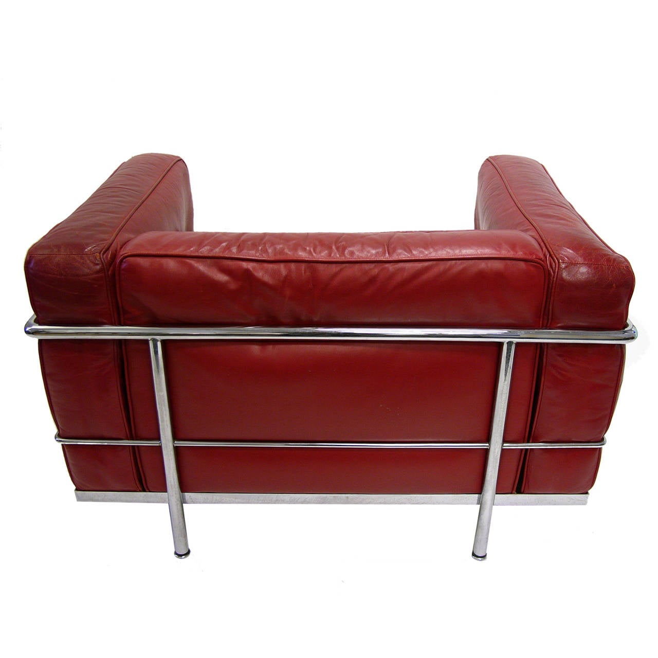Plated Early Pair of Le Corbusier LC3 