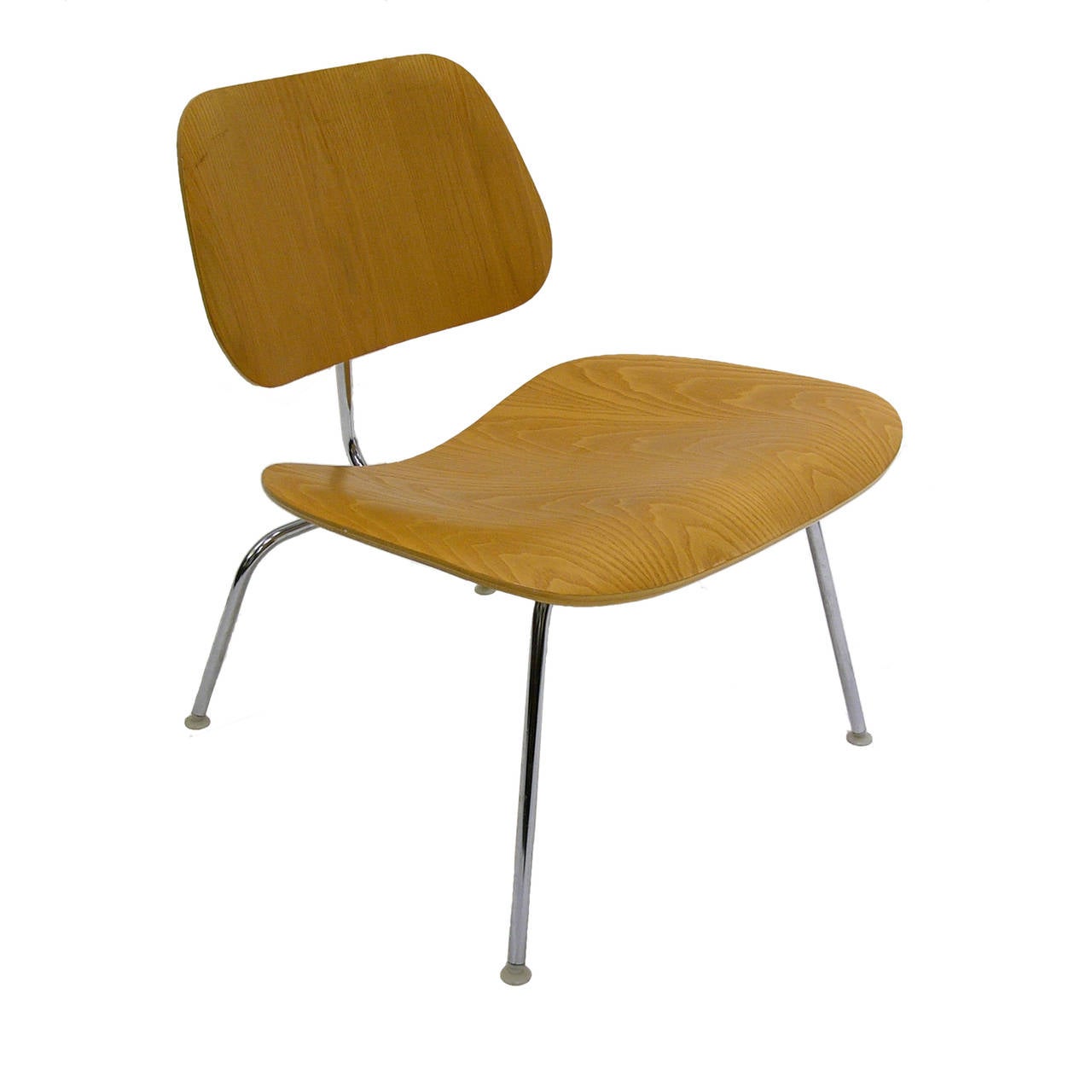 Mid-Century Modern Pair of Eames LCM Chairs for Herman Miller in Ash