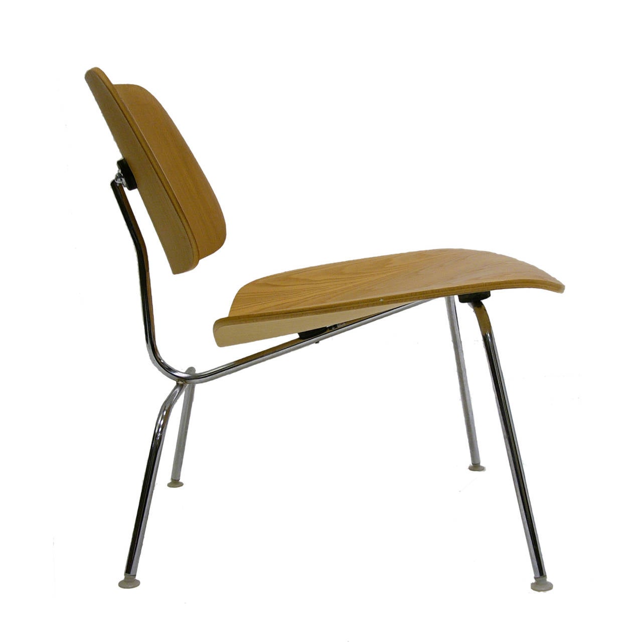 Plated Pair of Eames LCM Chairs for Herman Miller in Ash