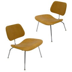 Pair of Eames LCM Chairs for Herman Miller in Ash