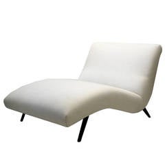 Stunning Kagan Style Wave Chaise Longue Stunning Kagan Style Wave Chaise Longue