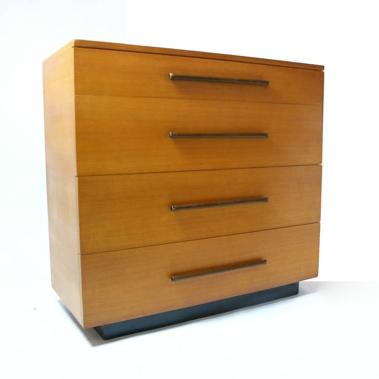 Gilbert Rohde for Herman Miller Four Drawer Dresser In Good Condition In Hudson, NY