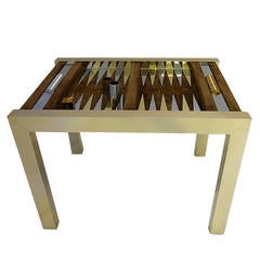 Paul Evans for Directional Backgammon Table PE 742 w 2 Leon Frost Chairs