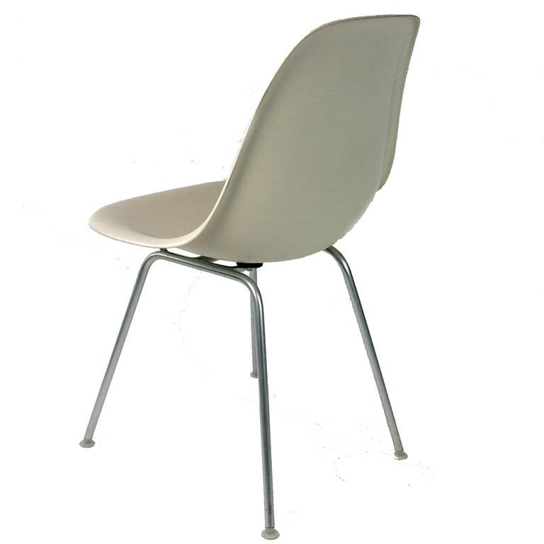 American Set of 22 Charles Eames DSH Fiberglass Shell Chairs