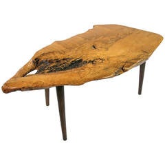 Freeform Spalted Maple table by Fabulous Tables / David Holzapfel /Roy Sheldon