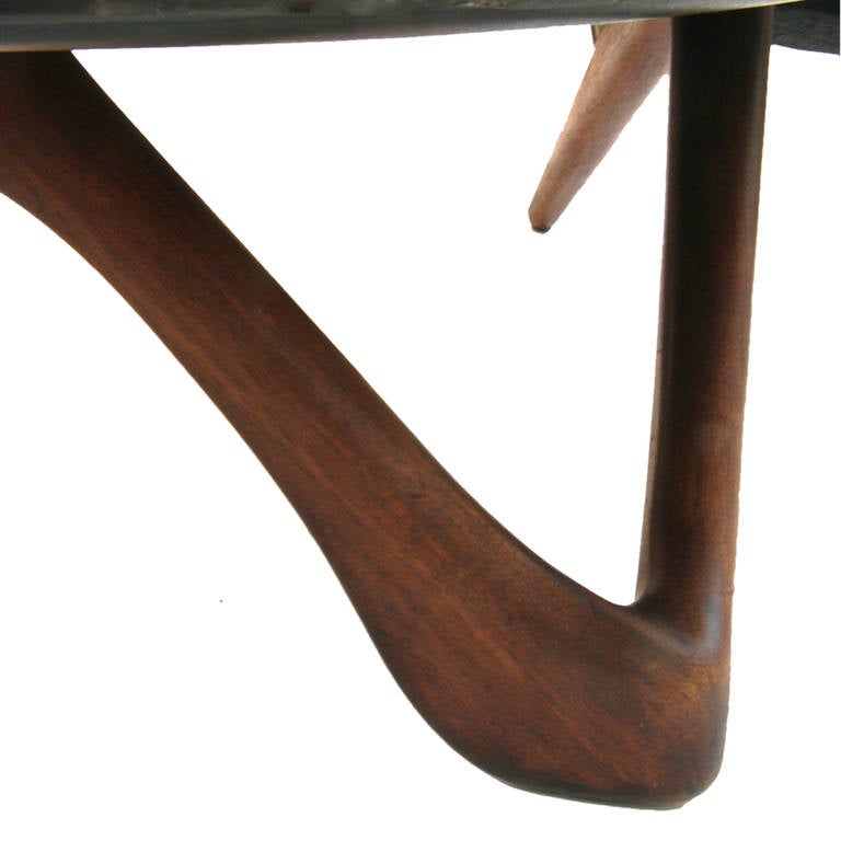Mid-Century Modern Sculptural Vladimir Kagan Boomerang Coffee Table