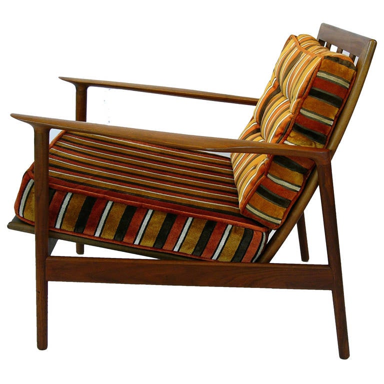 Mid-20th Century Pair of Selig Chairs by Ib Kofod Larsen