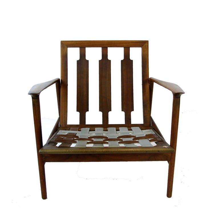 Beech Pair of Selig Chairs by Ib Kofod Larsen