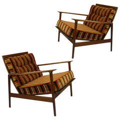Pair of Selig Chairs by Ib Kofod Larsen