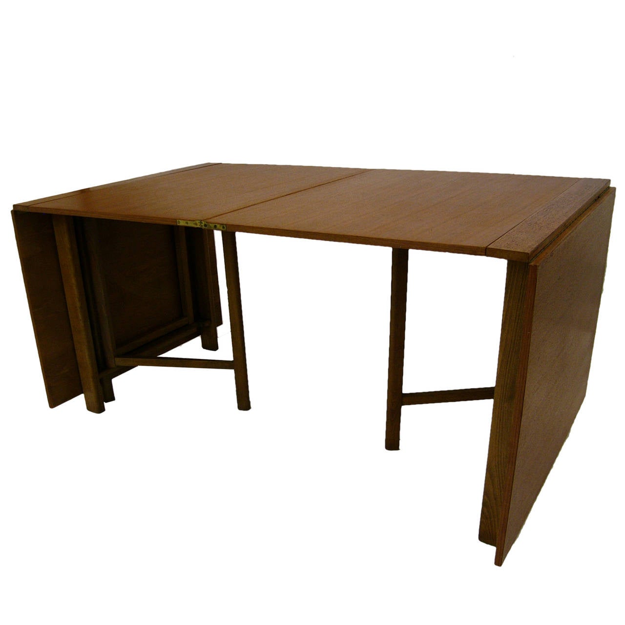Danish Bruno Mathsson  Style Maria Drop Leaf Dining Table