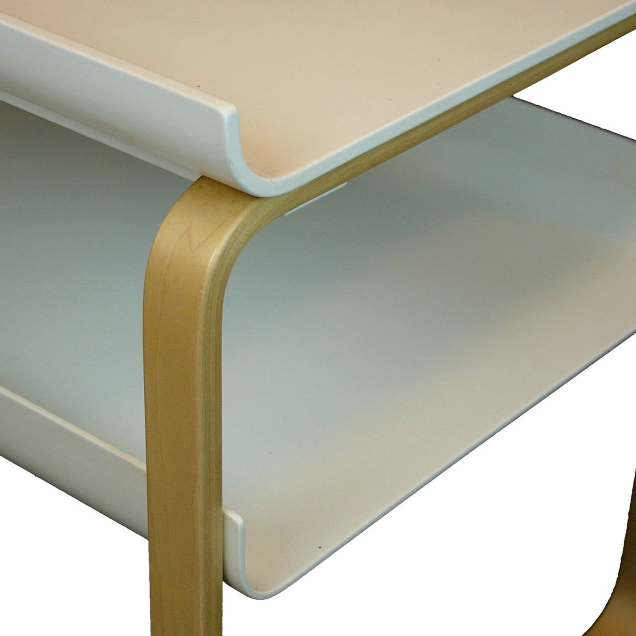 20th Century Alvar Aalto 915 Birch and Bent Plywood Side Table