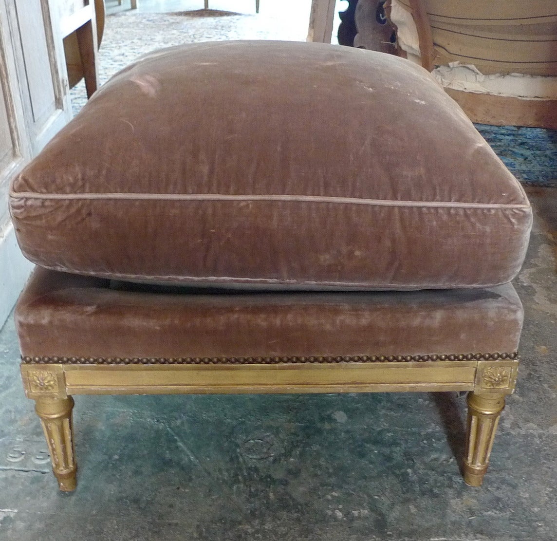 Painted French 19th Century Ottoman