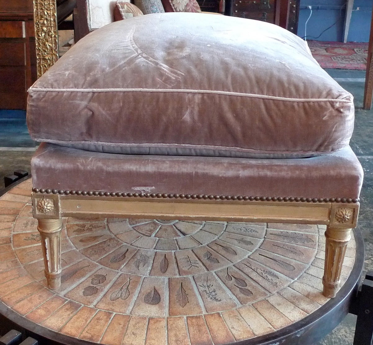 French 19th Century Ottoman In Good Condition In Santa Monica, CA