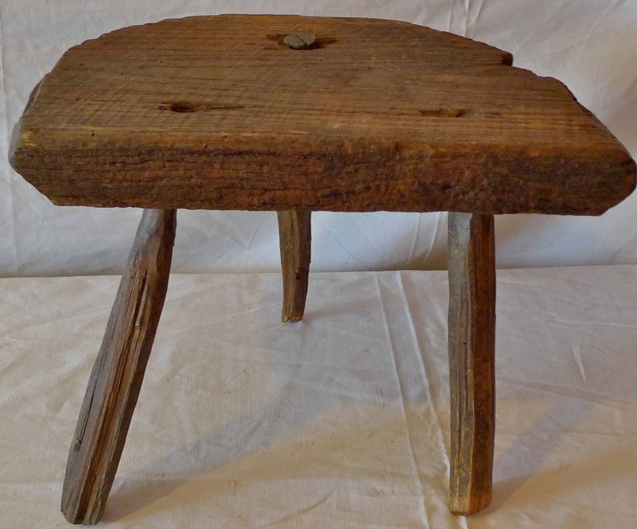 Late 19th Century French 19th Century Milking Stool