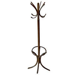 French 19th Century Bentwood Hall Coat and Umbrella Stand 9