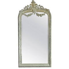 French 19th Century Napoleon III Full Length Mirror