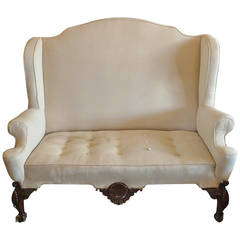 English 18th-19th Century Georgian Wingback Sofa 3