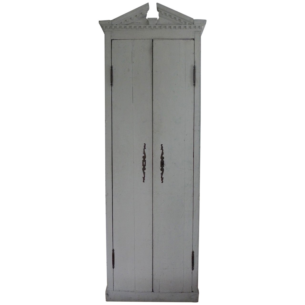 French Painted 19th Century Directoire Armoire