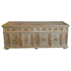 French XIX Painted Buffet