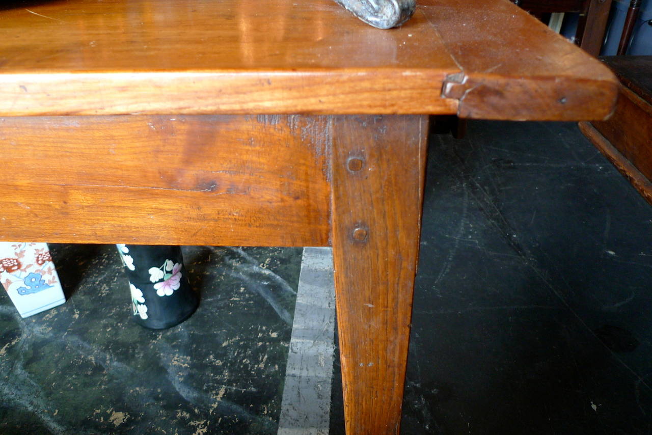 French 19th Century Cherry Wood Breakfast Table