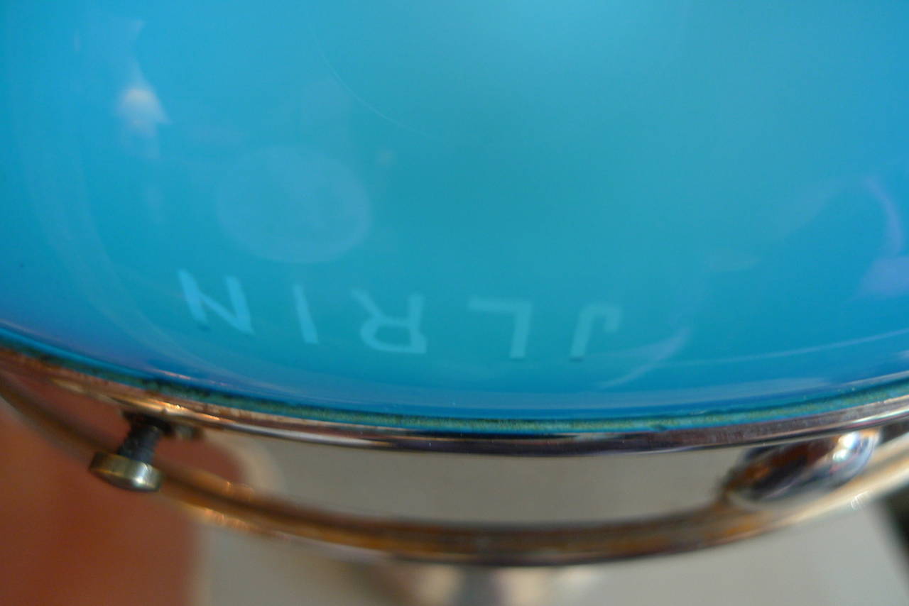 French Art Deco Ilrin Signed L. Bosi Table Lamp