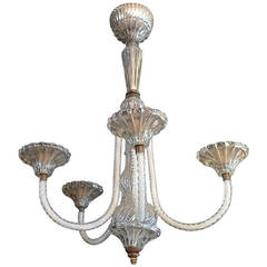 Italian 1930s Murano Chandelier