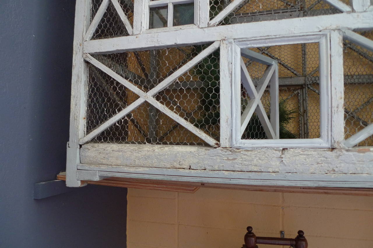 French 19th Century Large Bird Cage In Distressed Condition In Santa Monica, CA
