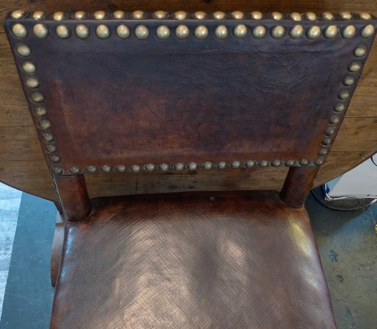 2 Spanish xviii side chairs. In Distressed Condition In Santa Monica, CA
