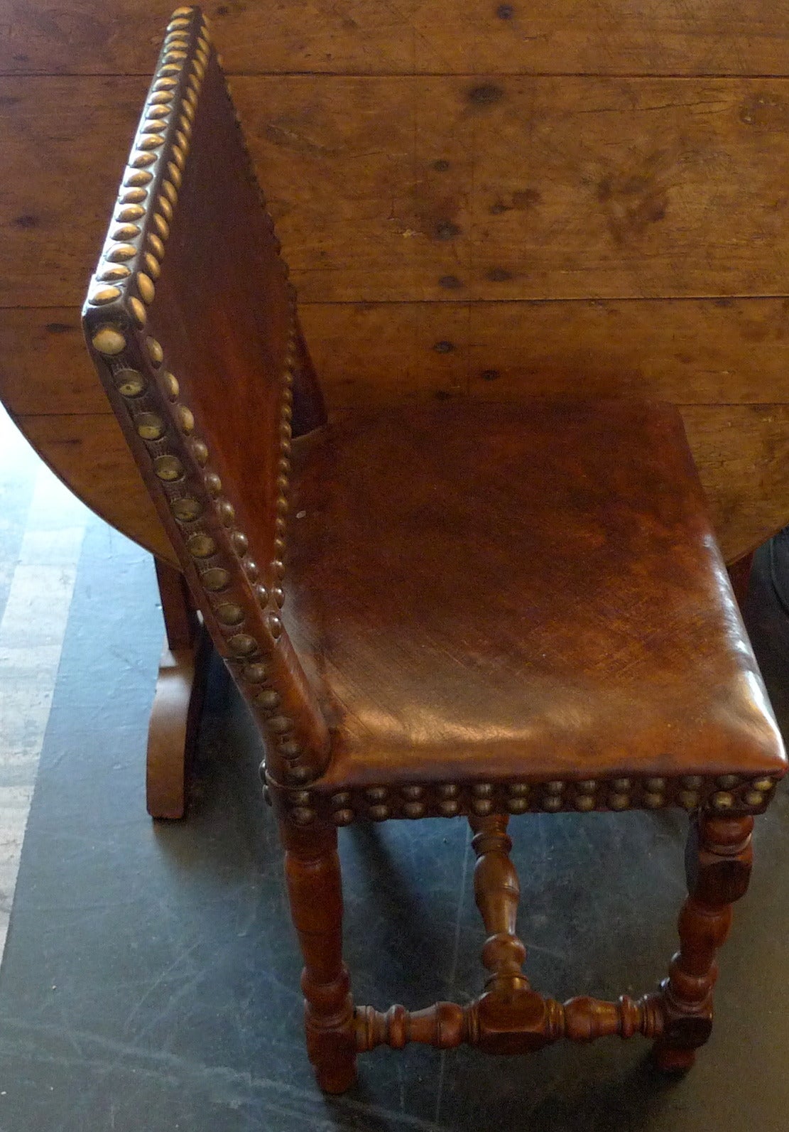18th Century and Earlier 2 Spanish xviii side chairs.
