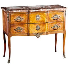 Antique French xix 2 drawer dresser.