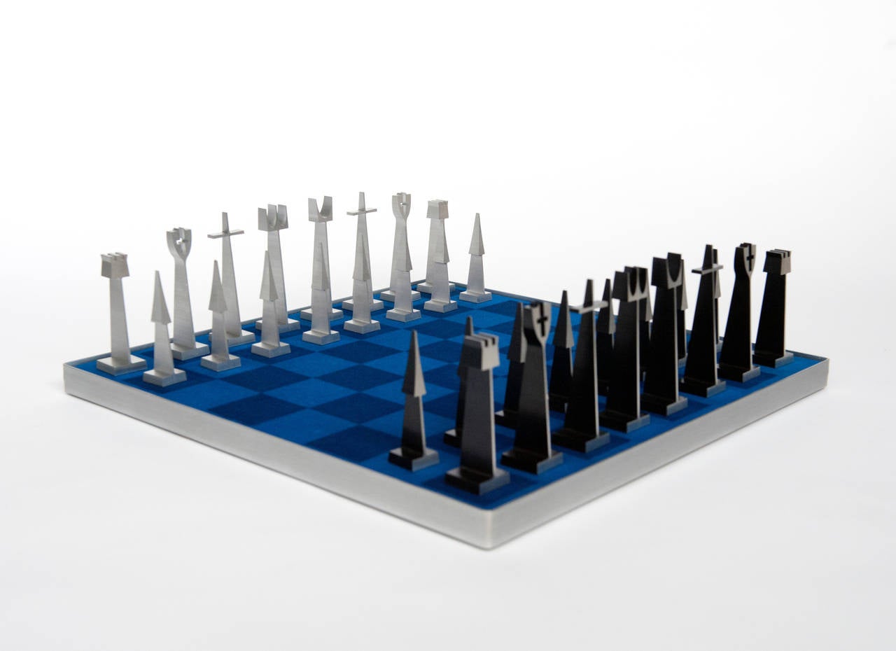 Chess Set by Austin Cox for ALCOA, 1962 In Excellent Condition In Washington, DC