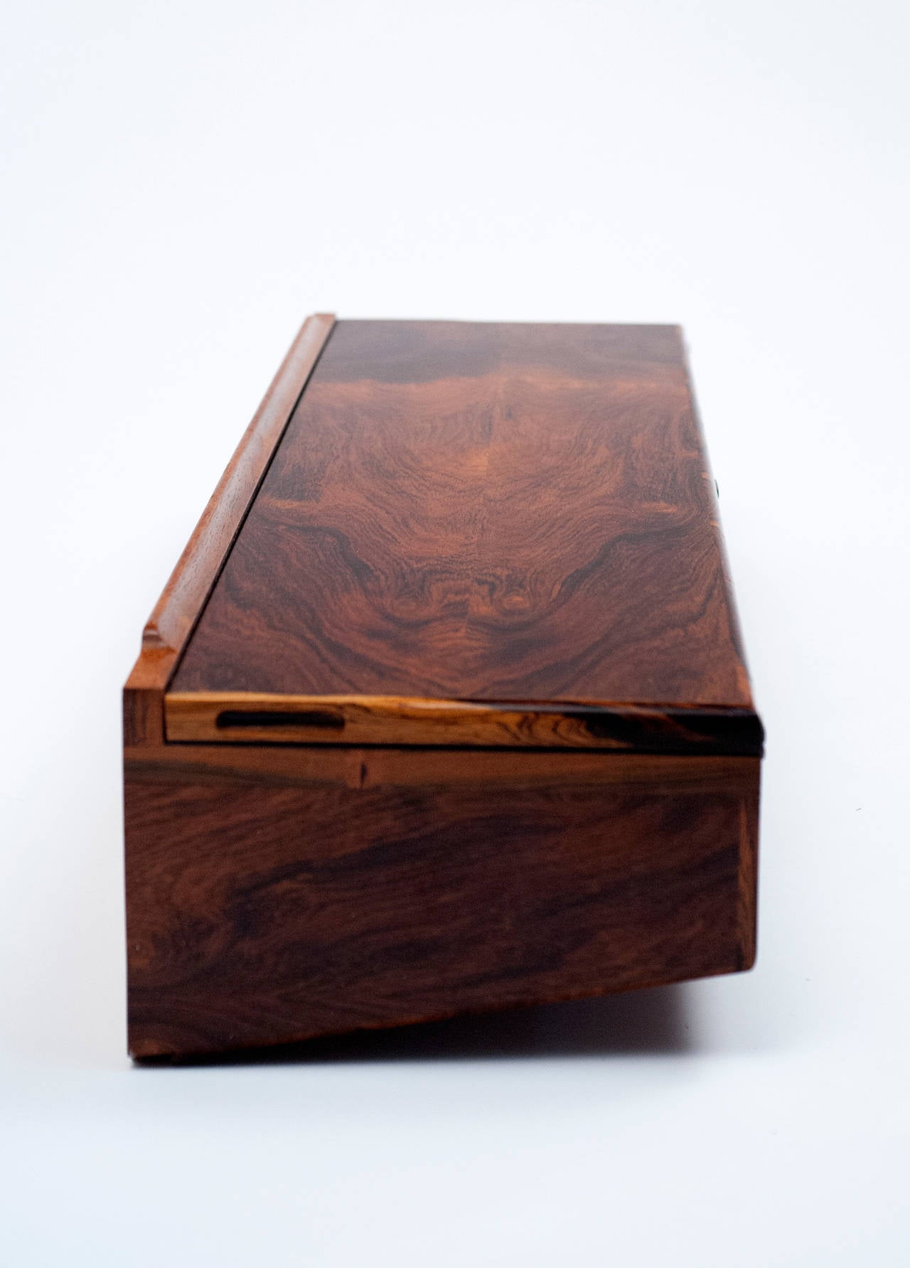 Mid-20th Century Rosewood Wall-Mounted Console Desk by Arne Hovmand-Olsen