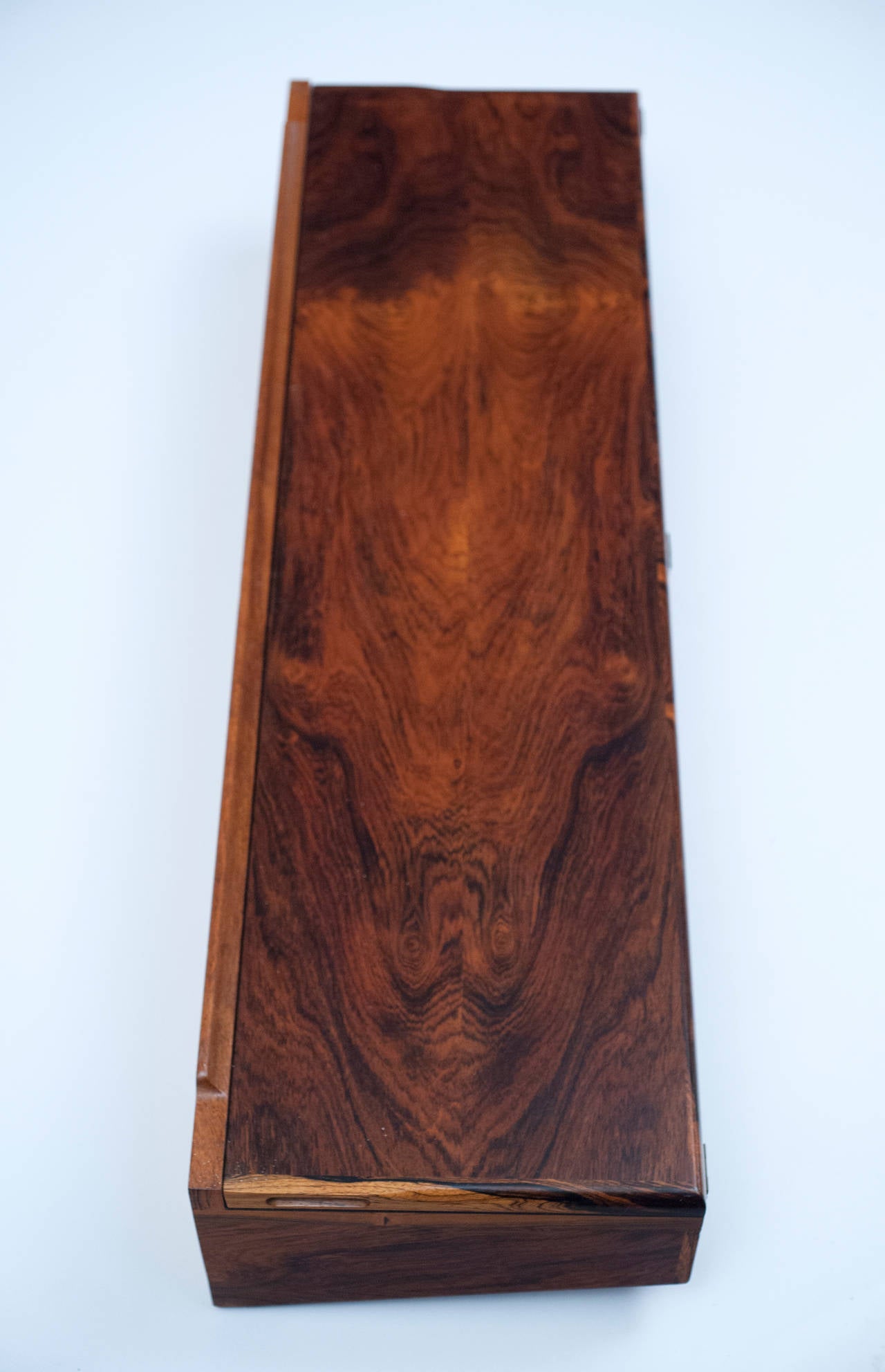 Rosewood Wall-Mounted Console Desk by Arne Hovmand-Olsen 3
