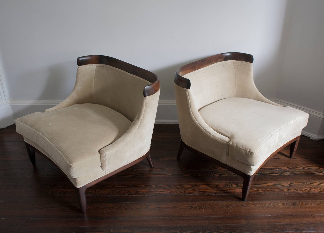 Pair of Tomlinson Sophisticate Lounge Chairs