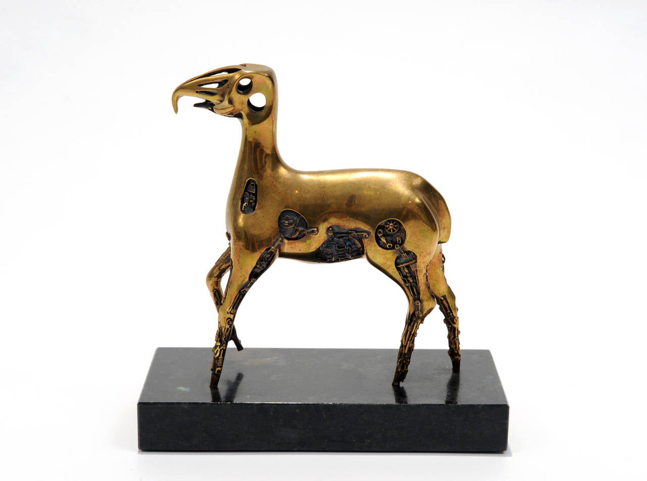 Exceptional bronze horse sculpture by Bjorn Weckstrom. Signed and numbered 66/100 and dated 1985.